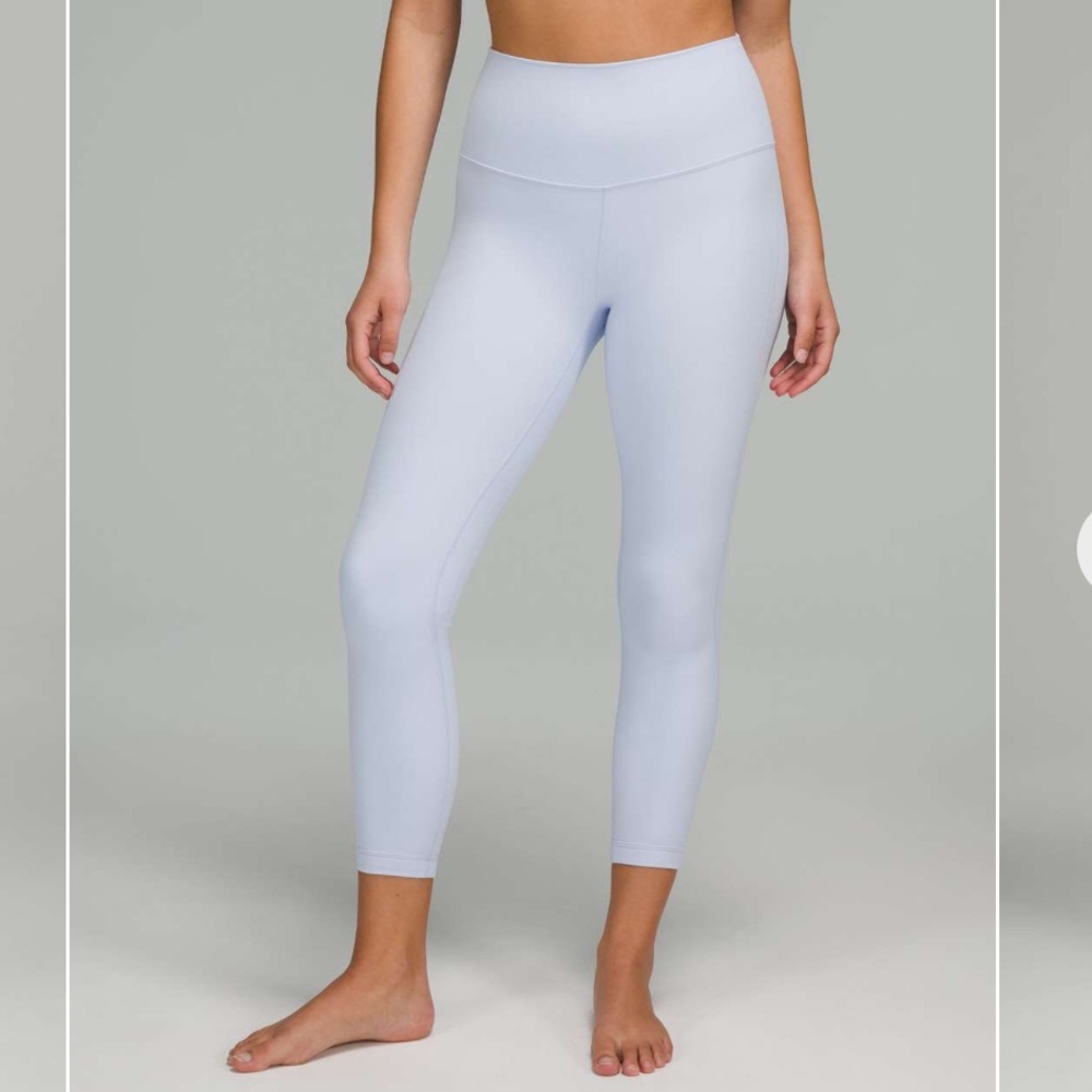 Lululemon Align High Rise Pant 25” in Pastel Blue Size 4